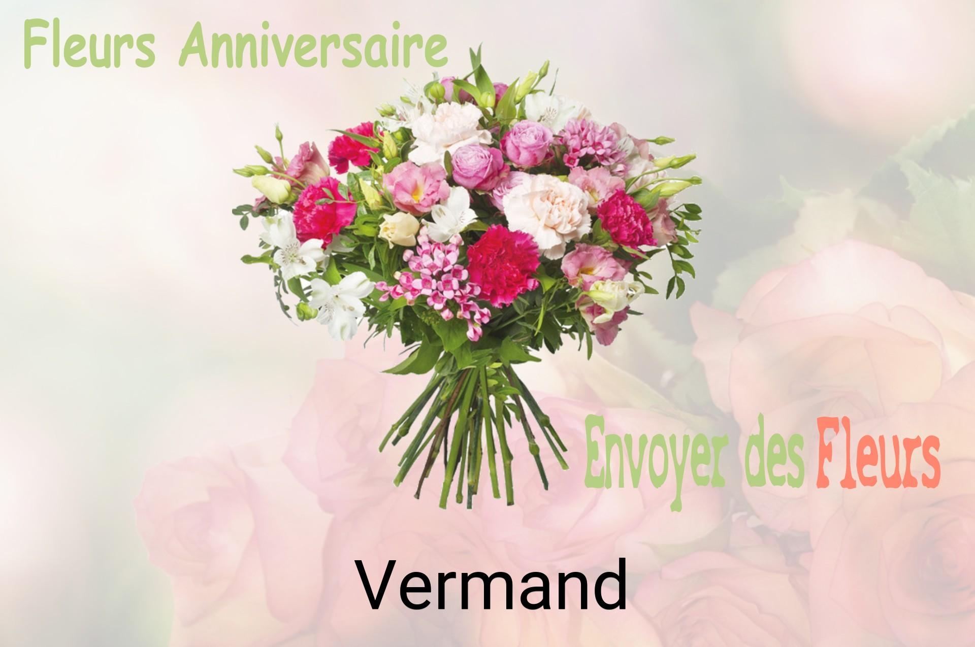 Bouquet de fleurs d’anniversaire livré à Vermand