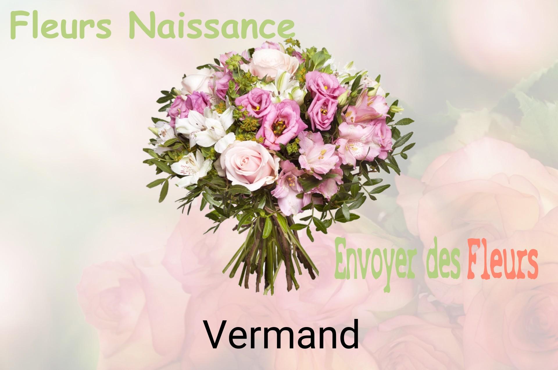 Bouquet de fleurs de naissance livré à Vermand